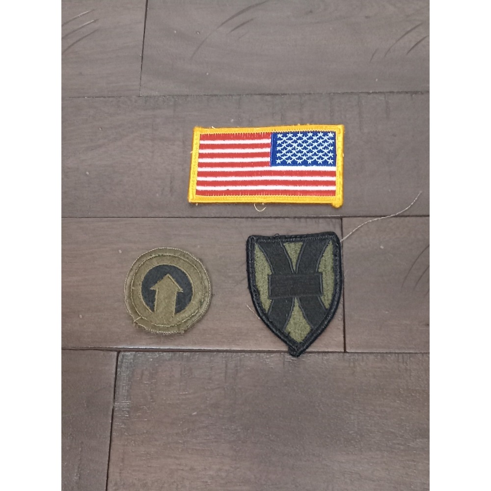 US Flag, Unit, & Shield‎ Patches - Excellent Condition